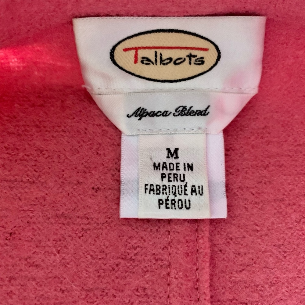 Alpaca Pink Wool Jacket - Picture 3 of 5